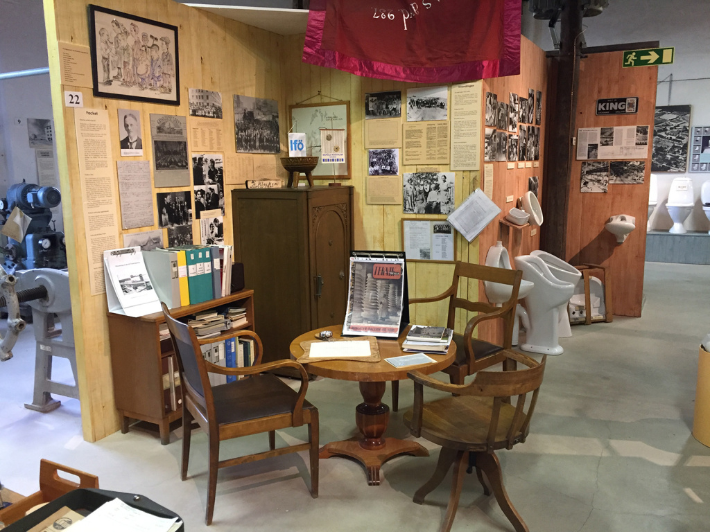 Iföverkens Industrimuseum utställning Fackföreningar